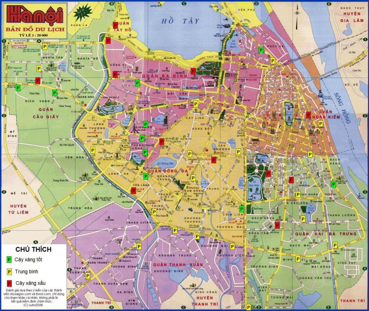 Mapa hanoji na
