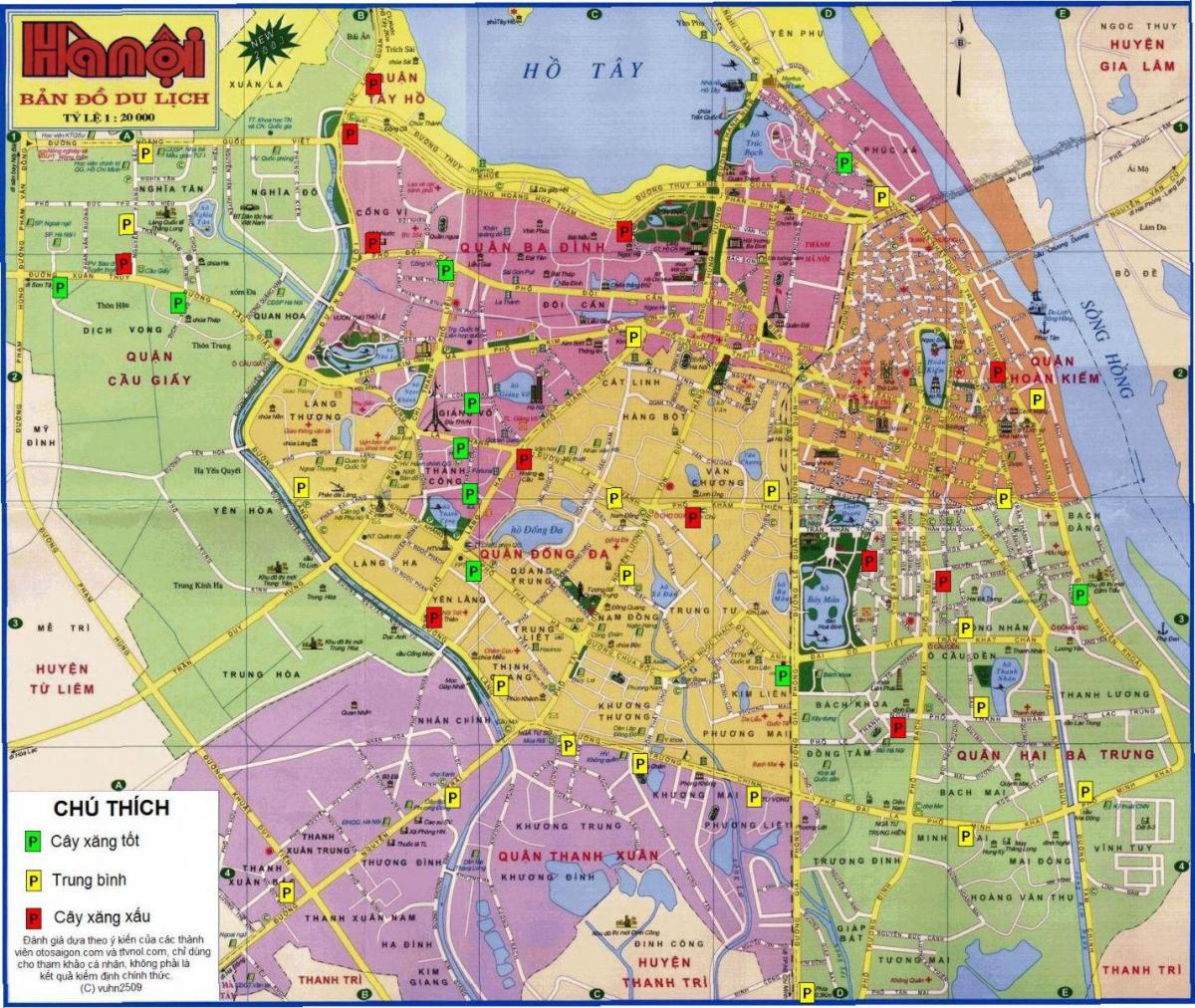 mapa hanoj