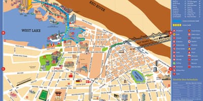 Mapa hanoj "red light district"